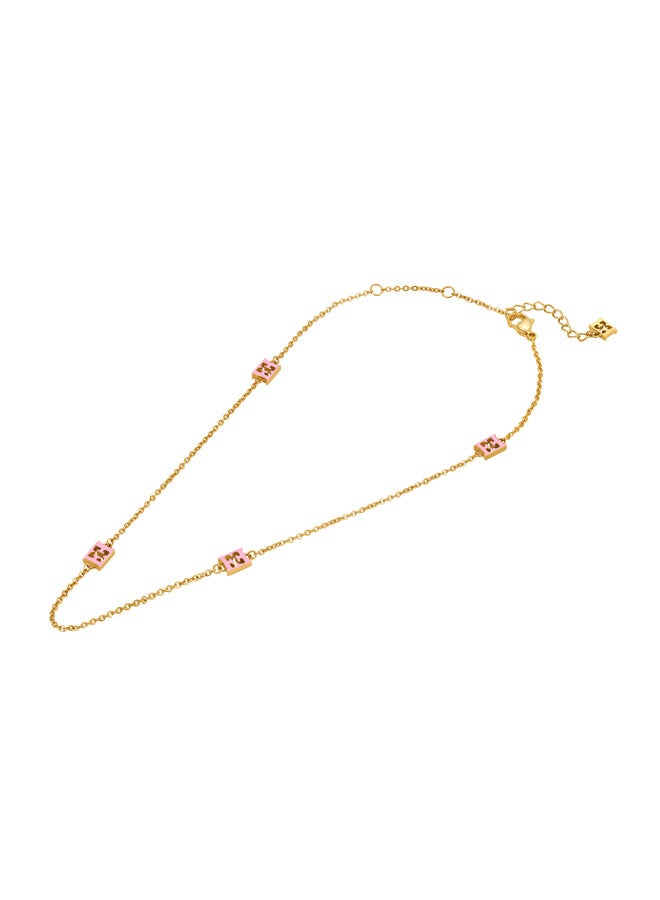 ESCADA Florence Gold Plated Stainless Steel Necklace for Women 360mm - Image 1