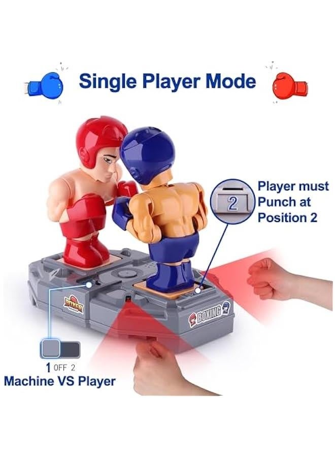 Electronic Boxing Toys, RC Fighting Robots, Kid Board Games, Wrestling Battle Bots, Interactive Punching Boxer, Indoor Sports Playset, Cool Birthday Gift 3 4 5 6 7 8-12 Year Old Boy Teen  - Image 2