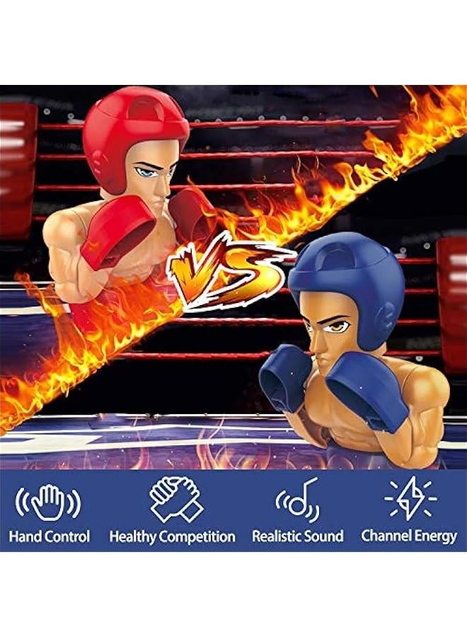 Electronic Boxing Toys, RC Fighting Robots, Kid Board Games, Wrestling Battle Bots, Interactive Punching Boxer, Indoor Sports Playset, Cool Birthday Gift 3 4 5 6 7 8-12 Year Old Boy Teen  - Image 4