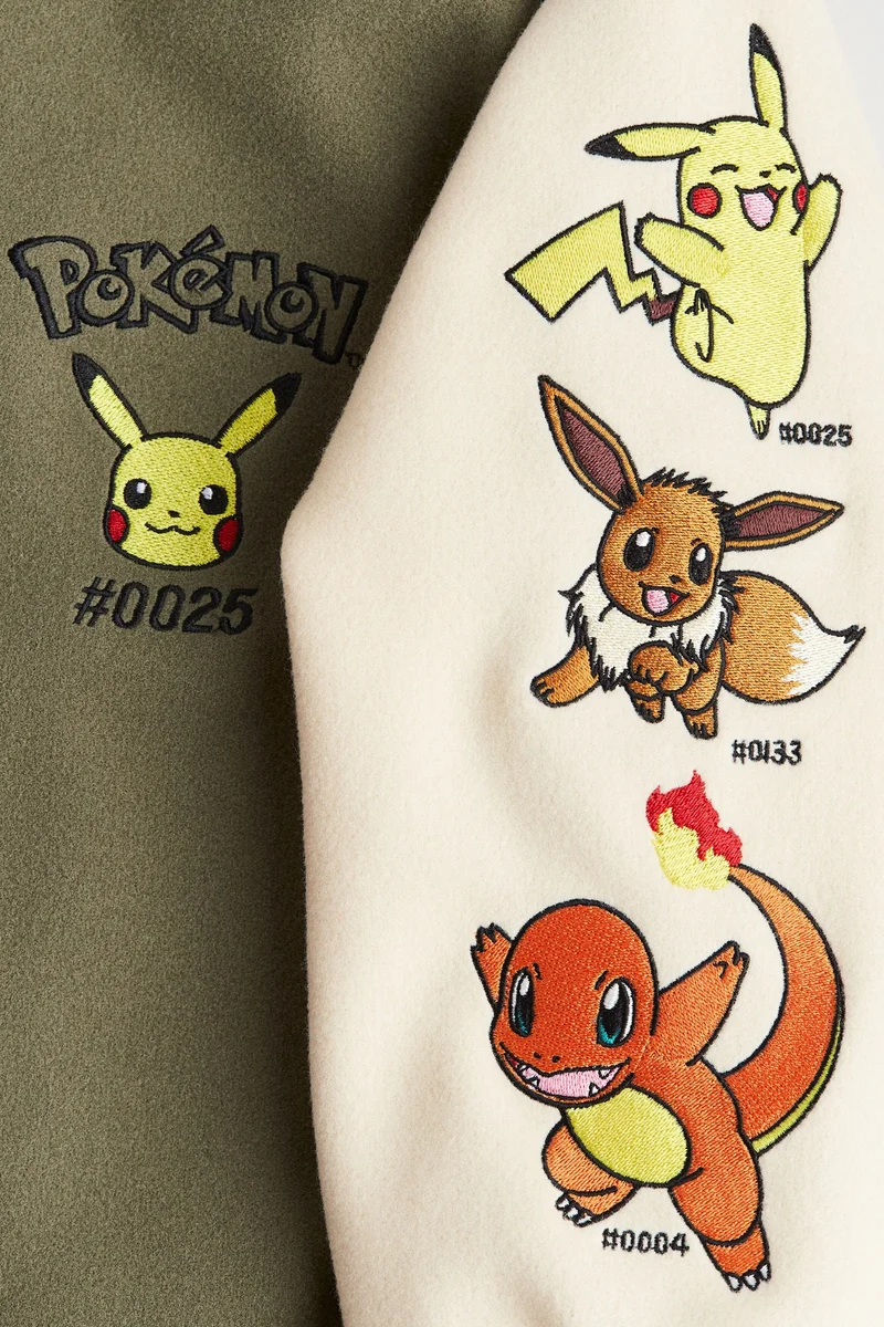 H&M Motif-detail baseball jacket