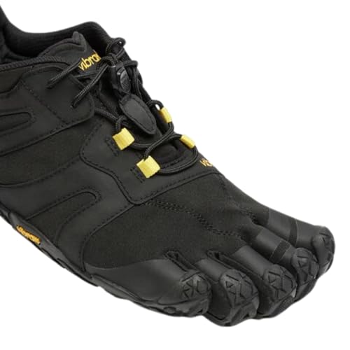 Vibram Men's FiveFingers V-Trail 2.0 Shoe, Black/Yellow, 38 EU / 6.5-7 US - Image 4