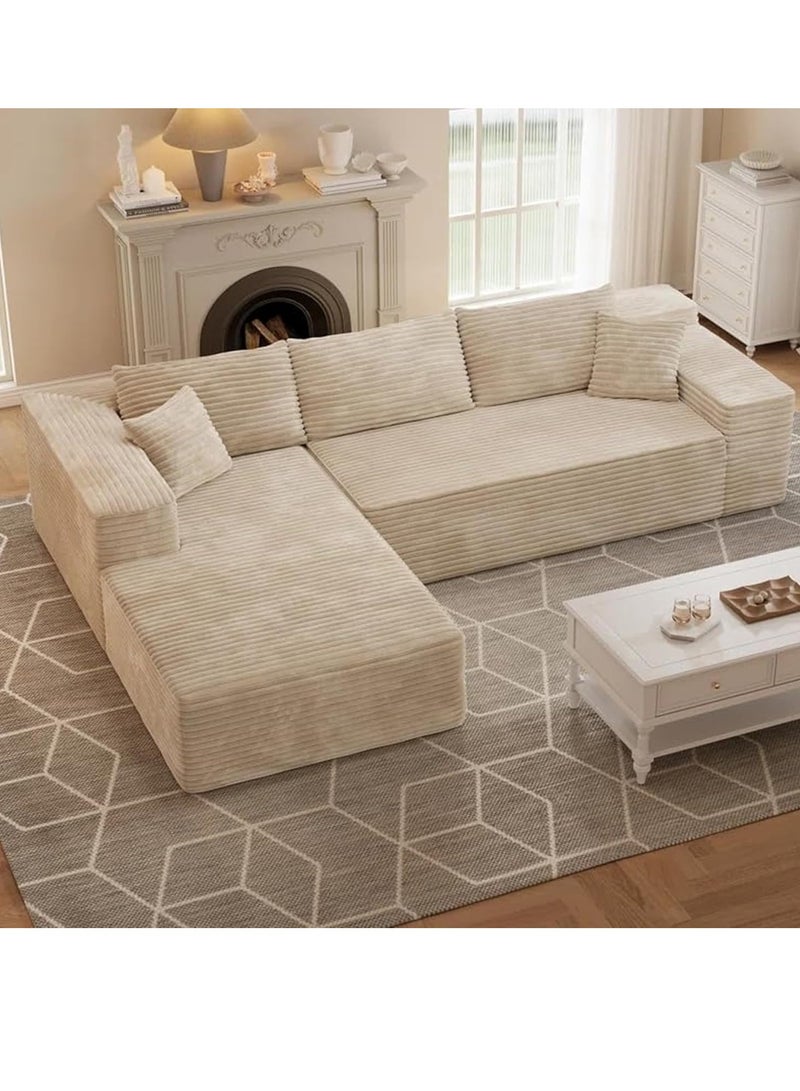 Zayn comforts Stylish L Shaped Fabric Sofa  A Modern Corner Sectional for Sophisticated Living - Image 3