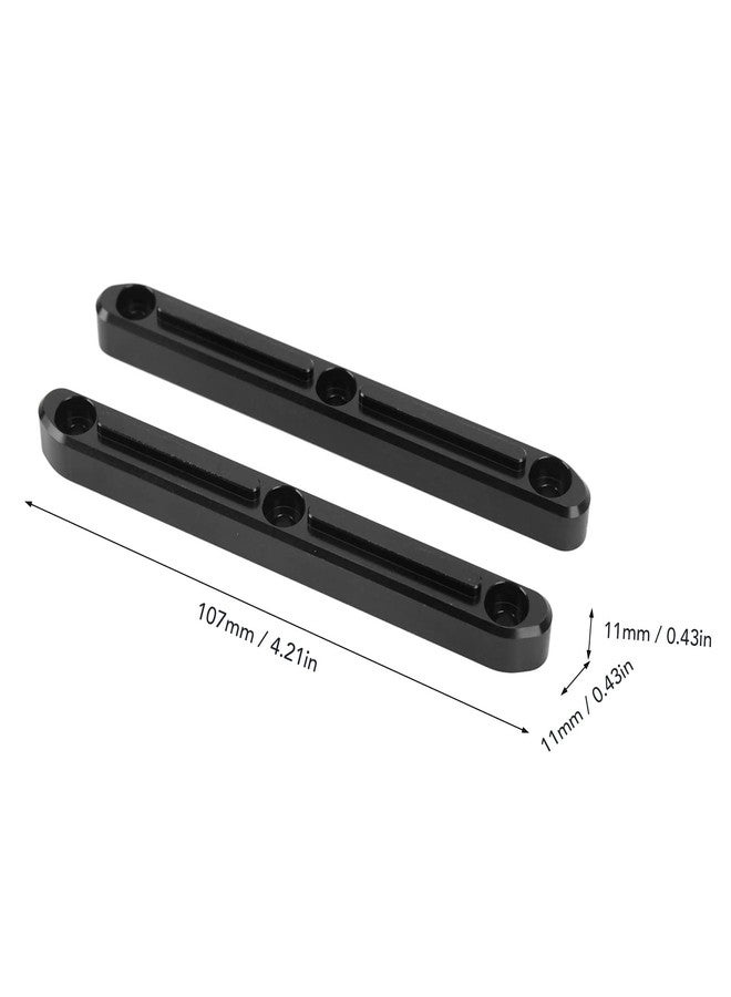 Aoutecen Roof Rails, 2PCS RC Roof Rails Aluminium Alloy RC Body Roof Rails Compatible with ARRMA 1/5 Outcast Kraton 8s(Black) - Image 4