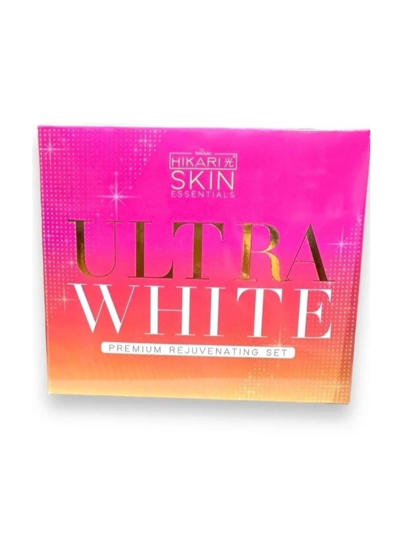 Hikari Skin Essentials Ultra White Premium Rejuvenating Set - Image 1