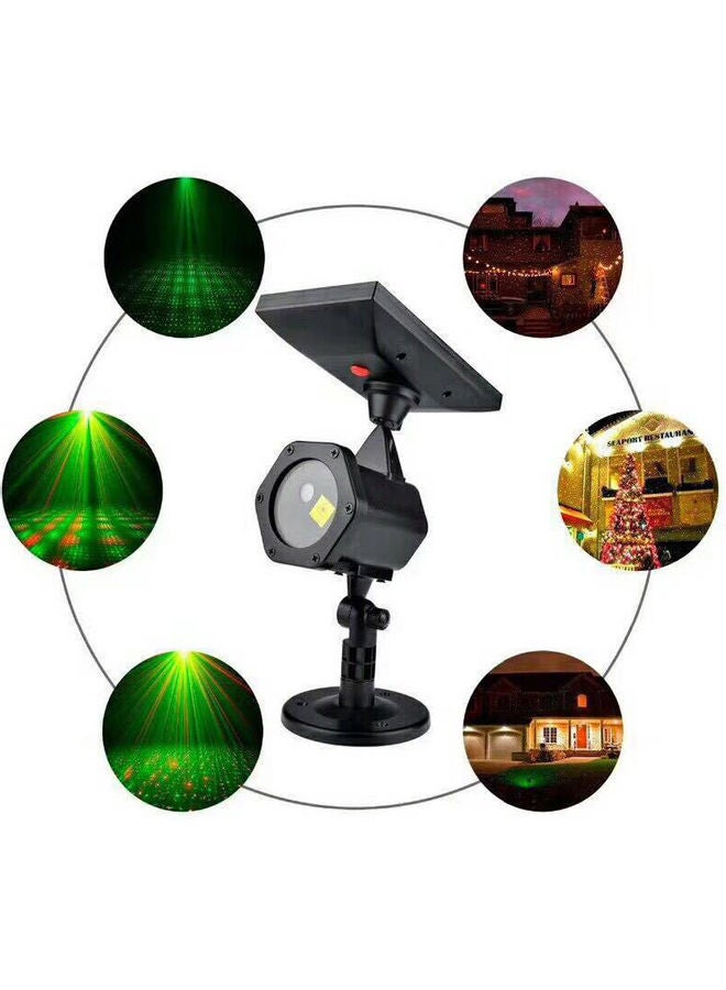 Loquat Solar Powered LED Projector Starry Lamp Black - Image 2