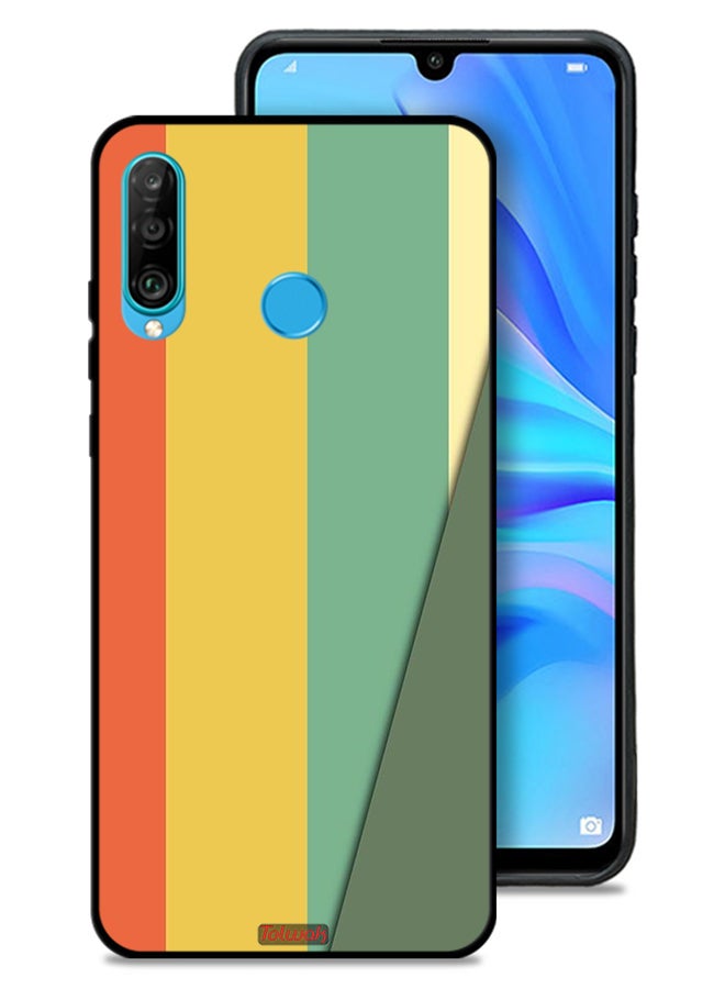 Tolwak Huawei P30 lite Protective Case Cover Simple Pattern - Image 1