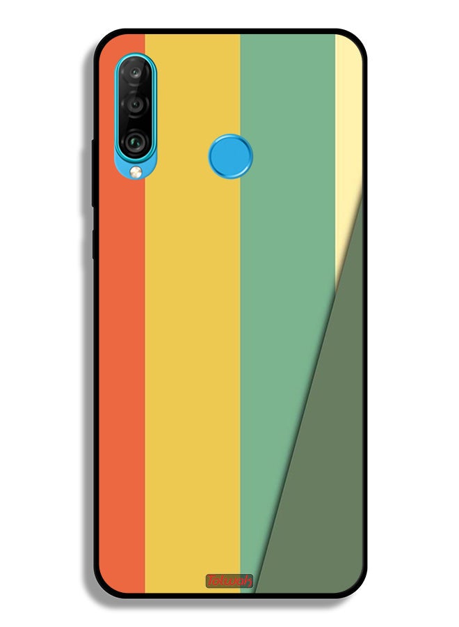 Tolwak Huawei P30 lite Protective Case Cover Simple Pattern - Image 2