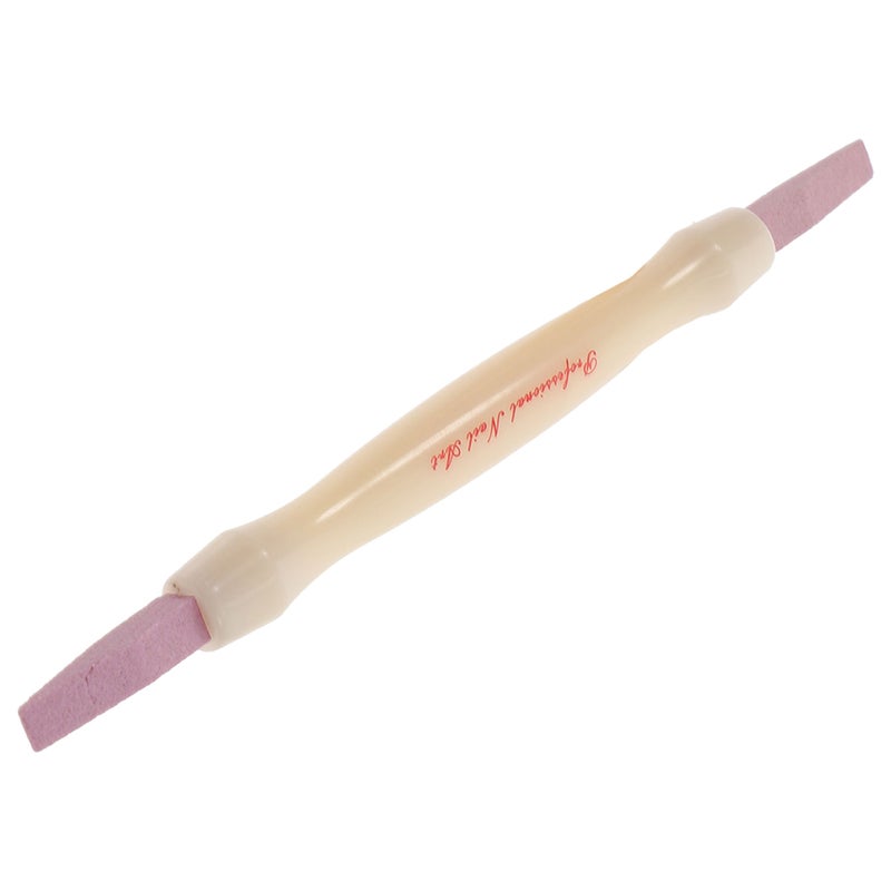 2pcs Cuticle File: Dual-End Nail Pusher Stick for Cuticle Care - Professional Manicure Tool Fingernails Toenails Buffer for Salon and DIY Nail Art - Image 4