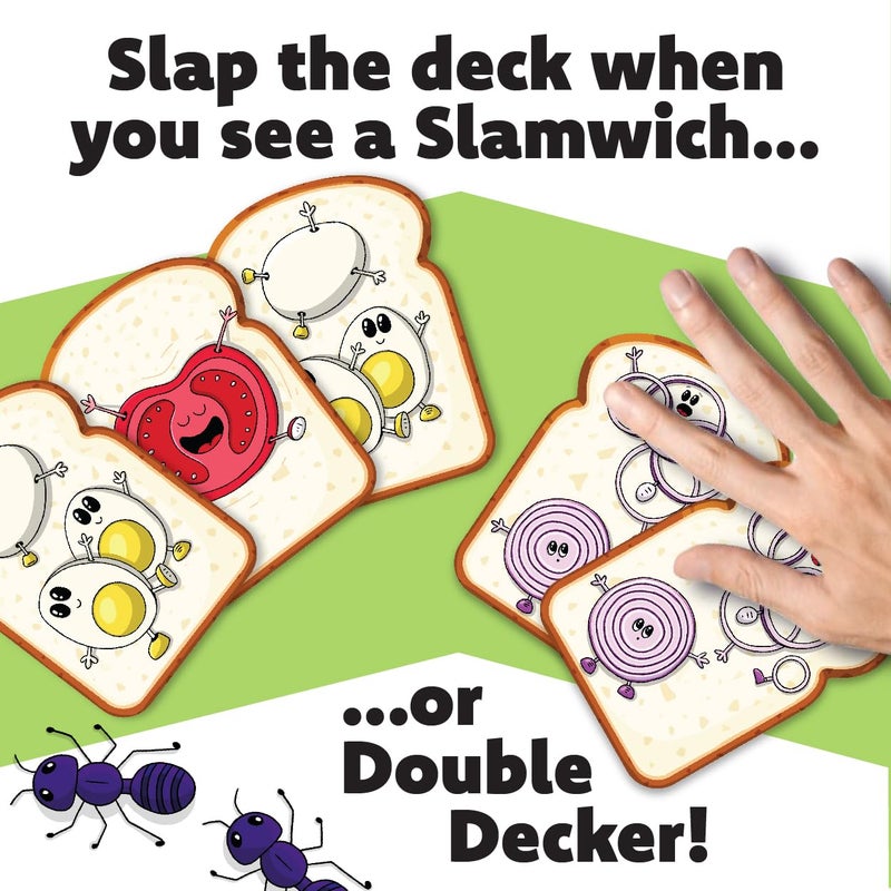 Gamewright â€“ Slamwich â€“ A Fast Flipping Card Game for Kids â€“ Ages 6 and Up â€“ Great for Family Game Night - Image 3