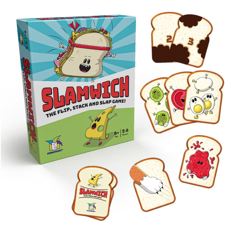 Gamewright â€“ Slamwich â€“ A Fast Flipping Card Game for Kids â€“ Ages 6 and Up â€“ Great for Family Game Night - Image 2