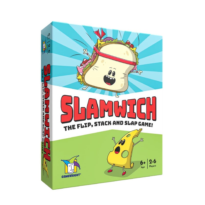 Gamewright â€“ Slamwich â€“ A Fast Flipping Card Game for Kids â€“ Ages 6 and Up â€“ Great for Family Game Night - Image 1