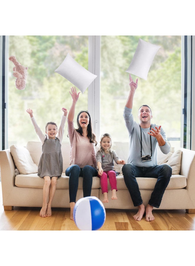 Utopia Bedding Throw Pillows Insert (Pack of 2, White) - 14 x 20 Inches Bed and Couch Pillows - Indoor Decorative Pillows - Image 4