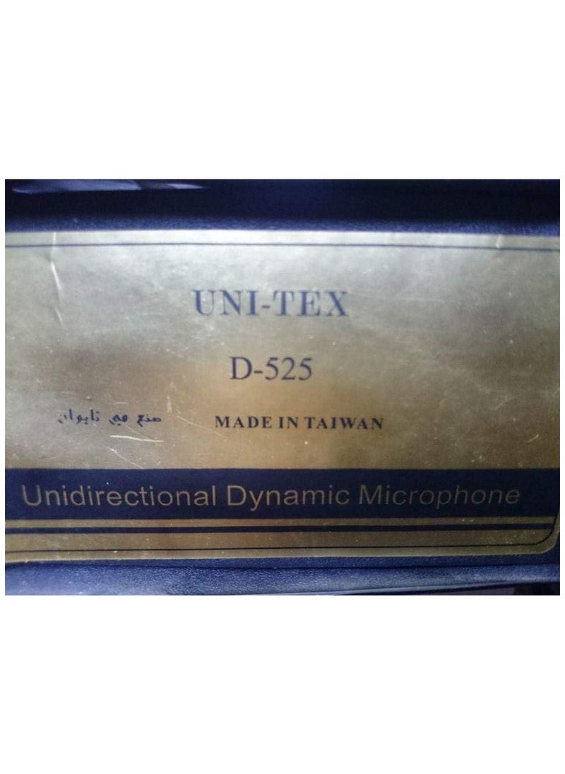 UniTex UNI-TEX D-525 Handheld Wired Microphone  - Image 3