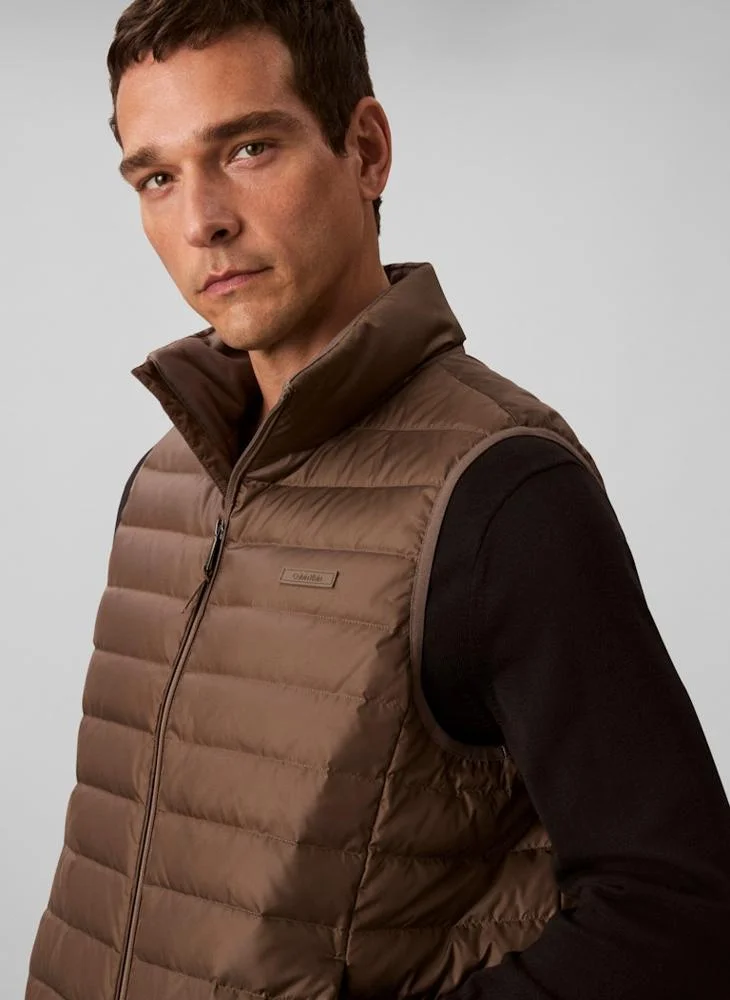 CALVIN KLEIN Sleeveless Puffer Vest Jacket