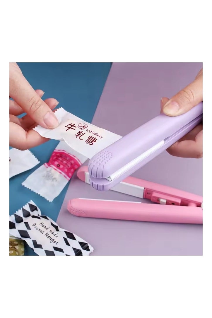 Mini Heat Sealing Machine, Mini Sealing Machine, Plastic Bags, Mini Sealing Machine, Snack Bags, Hanging Heating Film, Intelligent Control Food Sealing (Multicolor) - Image 2