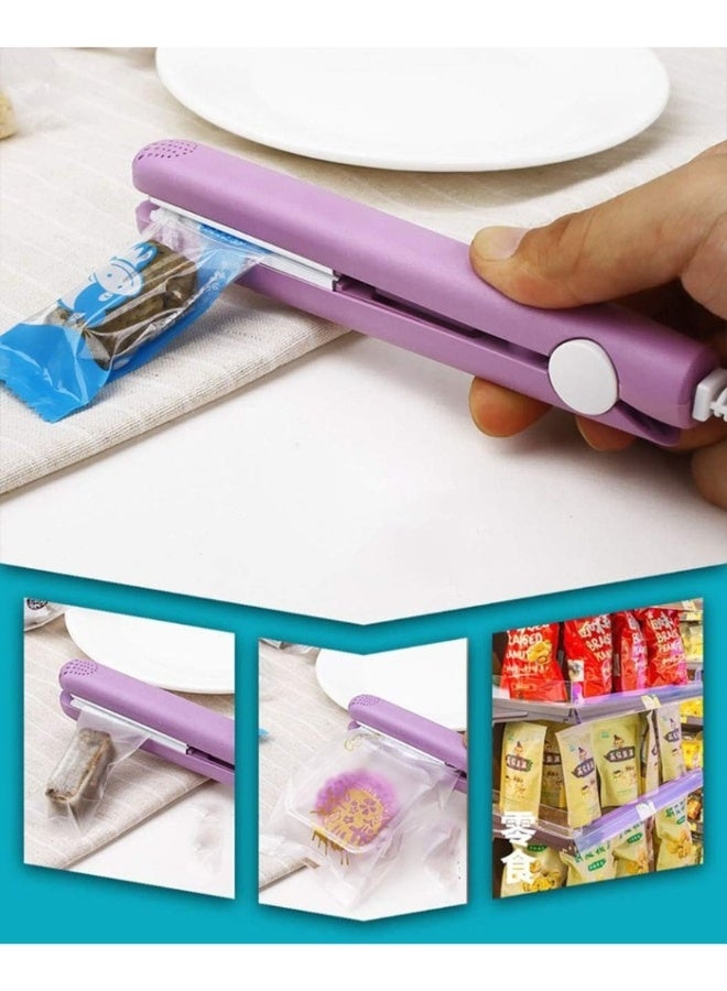 Mini Heat Sealing Machine, Mini Sealing Machine, Plastic Bags, Mini Sealing Machine, Snack Bags, Hanging Heating Film, Intelligent Control Food Sealing (Multicolor) - Image 3
