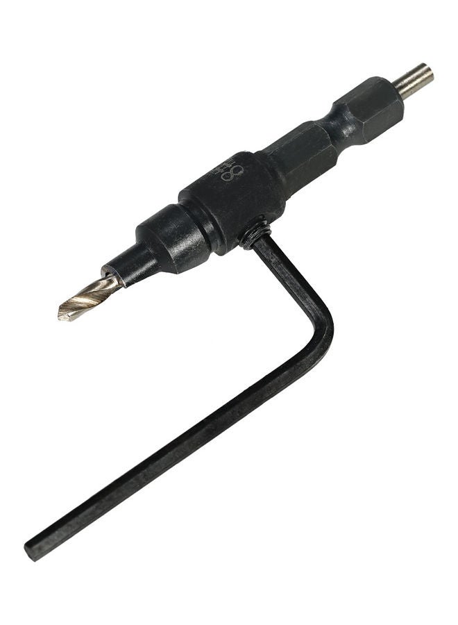 نيبمينينت طقم رؤوس تثقيب للحوض مكون من 6 قطع أسود/ذهبي - Image 2