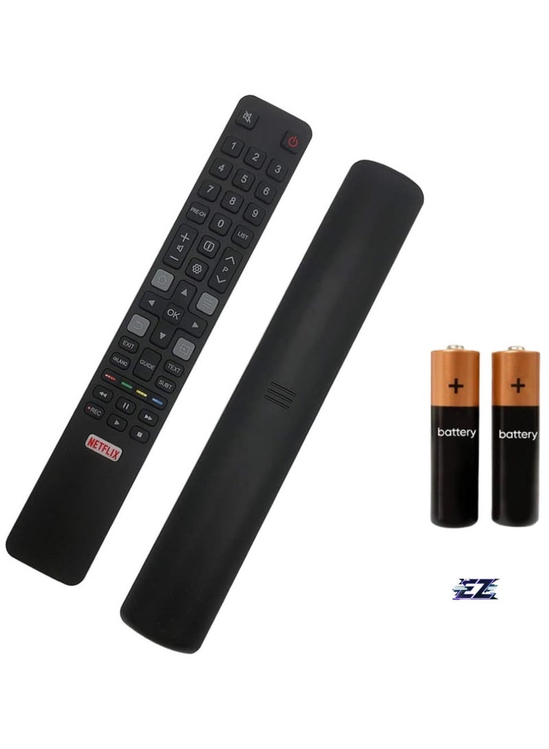 ELTRAZONE Replacement TCL Remote Control RC802N Yui4 for TCL Android 4K UHD Smart TVs - Compatible with Models 5EP680, 60EP660, 65EP640, 75EP660, 65DC760, U49P6046, U49S7096, 65DC766, U43P6, U49C7026 - Includes Battery - Image 1