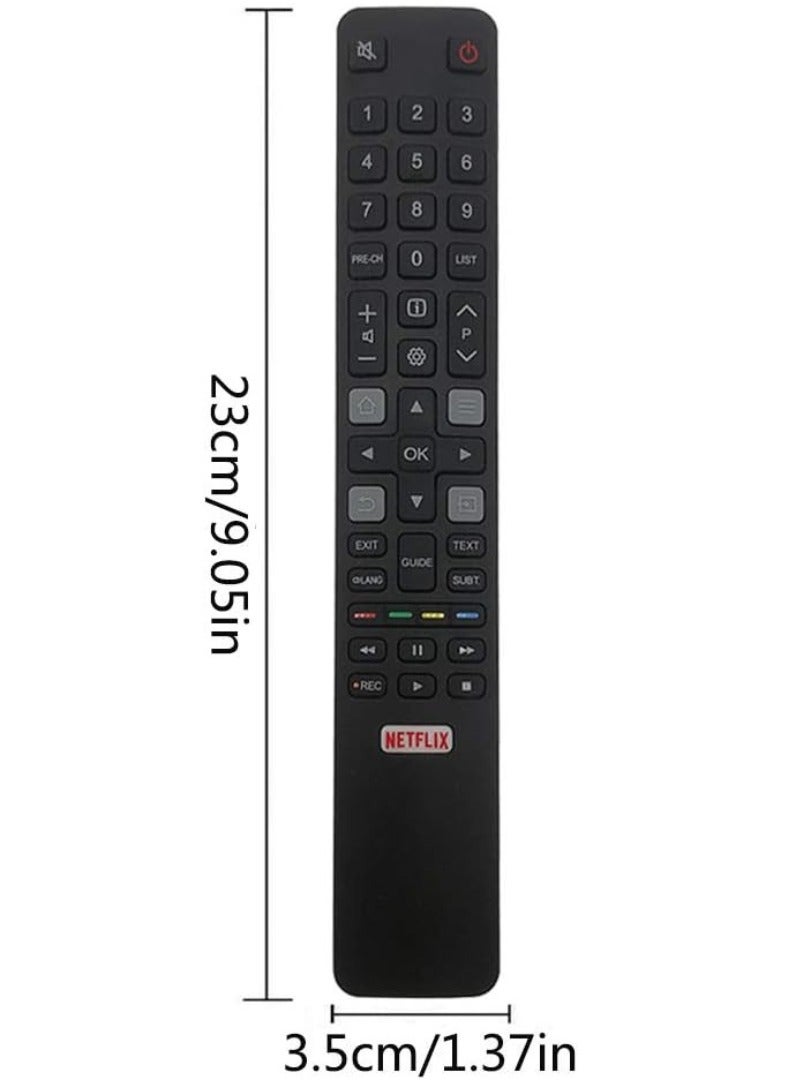 ELTRAZONE Replacement TCL Remote Control RC802N Yui4 for TCL Android 4K UHD Smart TVs - Compatible with Models 5EP680, 60EP660, 65EP640, 75EP660, 65DC760, U49P6046, U49S7096, 65DC766, U43P6, U49C7026 - Includes Battery - Image 2