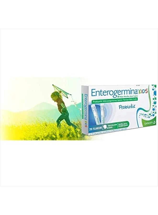ENTEROGERMINA KIDS (20 Vials in Each Pack) Bacillus Clausii Probiotic 2 Billion CFU/5mL for Kids (1) - Image 5