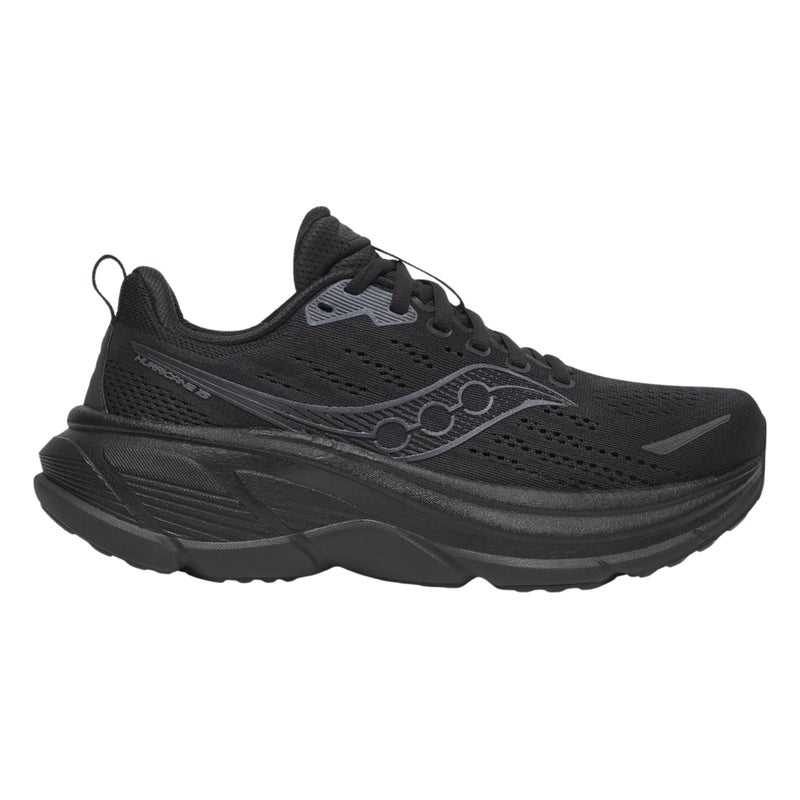 Saucony Women's Hurricane 25 Sneaker, Black/Black/Black, 11 - Image 2