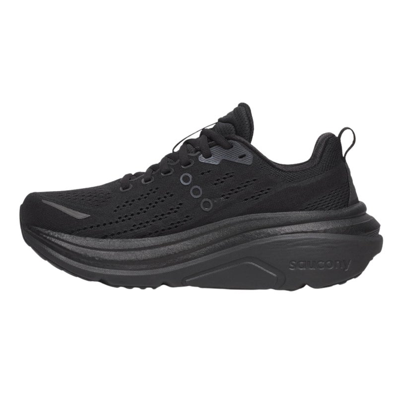 Saucony Women's Hurricane 25 Sneaker, Black/Black/Black, 11 - Image 1