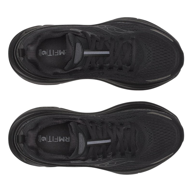 Saucony Women's Hurricane 25 Sneaker, Black/Black/Black, 11 - Image 4