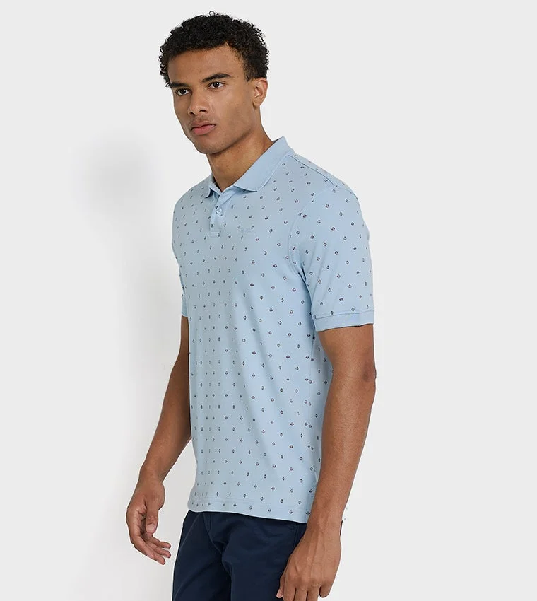 Ben Sherman Ben Sherman Men's Short Sleeve Printed Polo Tees