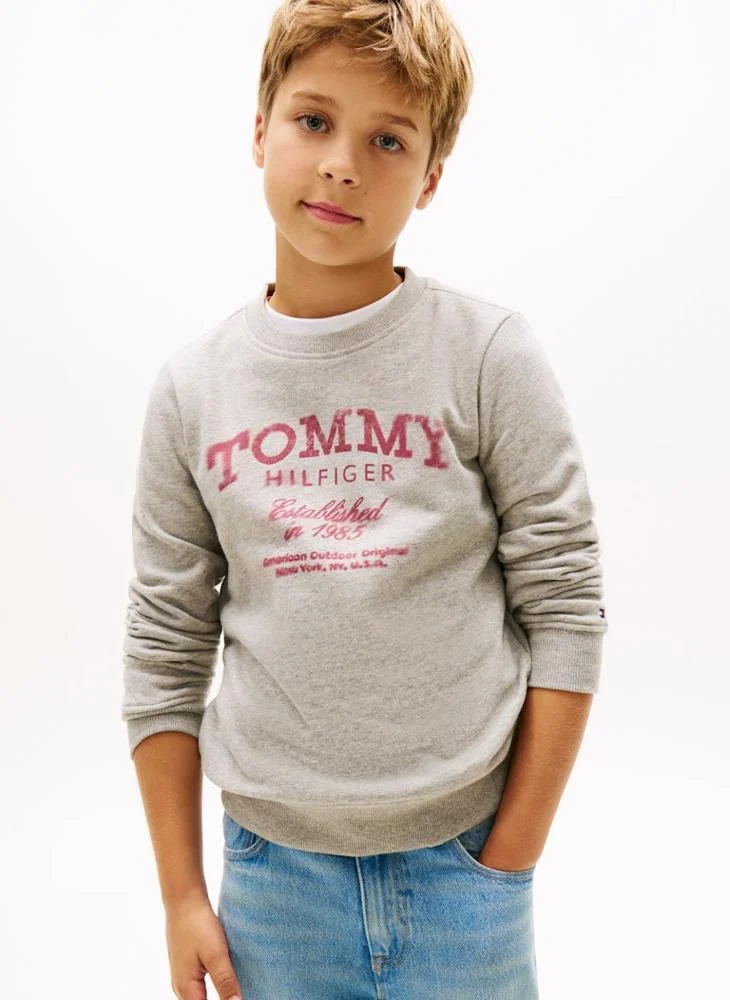 TOMMY HILFIGER Kids Tommy Faded Print Sweatshirt
