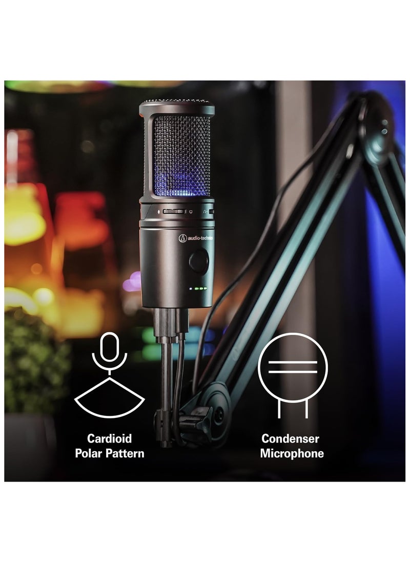 audio-technica - Audio-Technica AT2020USB-XP Cardioid Condenser USB Microphone, 24-Bit / 192 kHz High-Resolution Audio - Image 1