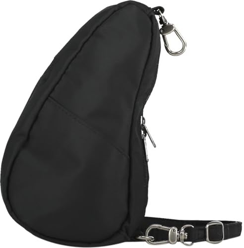 AmeriBag 8" Microfiber Crossbody Sling Baglett (Black) - Image 4