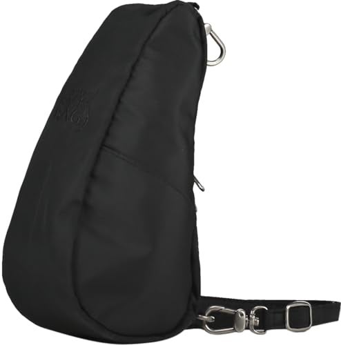 AmeriBag 8" Microfiber Crossbody Sling Baglett (Black) - Image 3