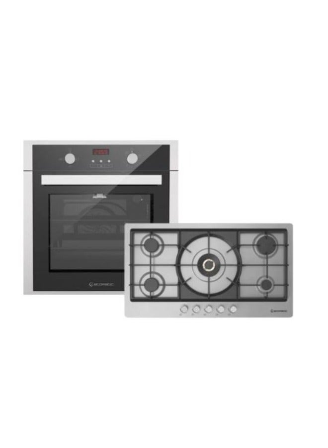 Ecomatic Built-in Hob + Oven Set -SO-2406(S983XLPRO+G6424TDX) - Image 1
