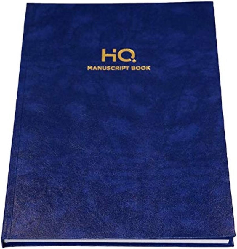 HQ Full Scap Manuscript Book - Blue Cover - Image 1