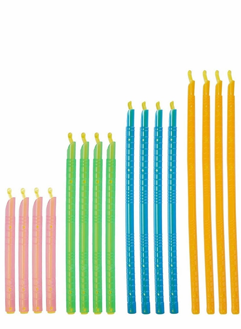 XiuWoo Bag Clips for Bags Plastic Sealer,Portable Sealing Rods Creates True Airtight & Waterproof Seal on Storage For Home Kitchen Use Food Fresh Keeping Reusable Closure (16 PCS） - Image 1