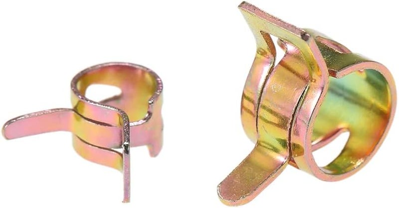Eacam 75 Pcs Assortment Set 6/7/8/9/10mm Autos Spring Clip Hose Clamps Fuel Oil Water Hose Pipe Tube Clamp Fastener - Image 4