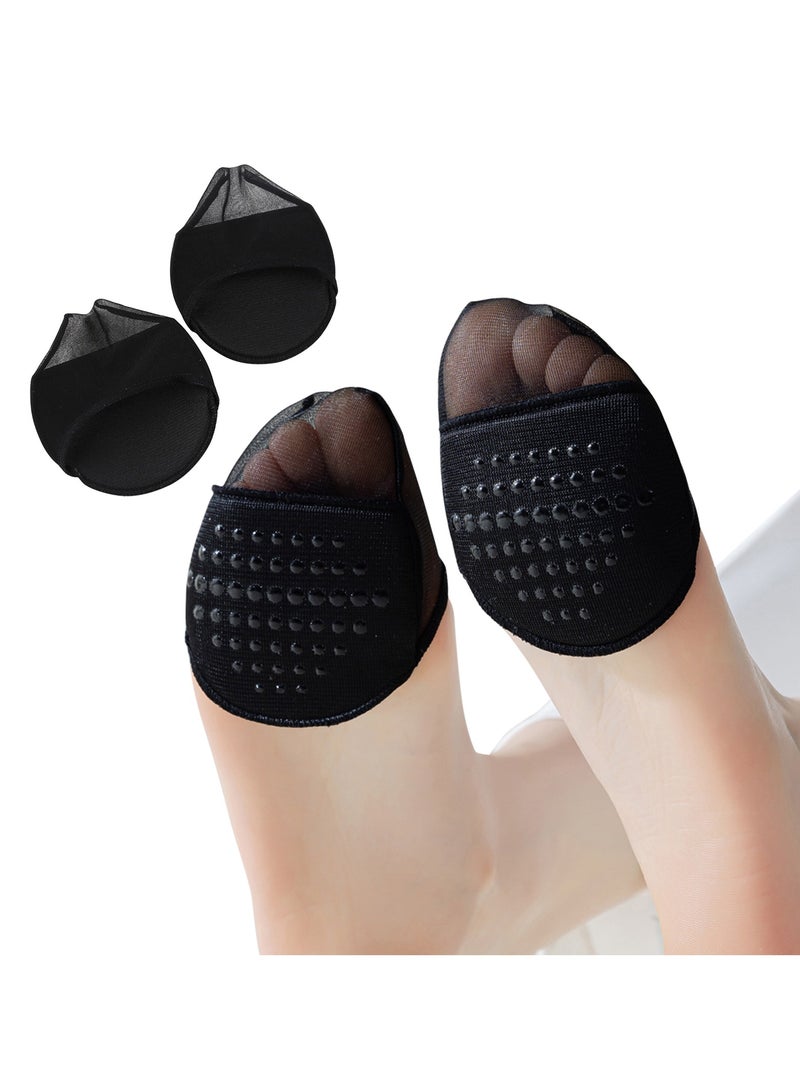 Invisible half foot socks summer thin front foot sweat absorbent socks non-slip breathable socks 10 pairs - Image 4