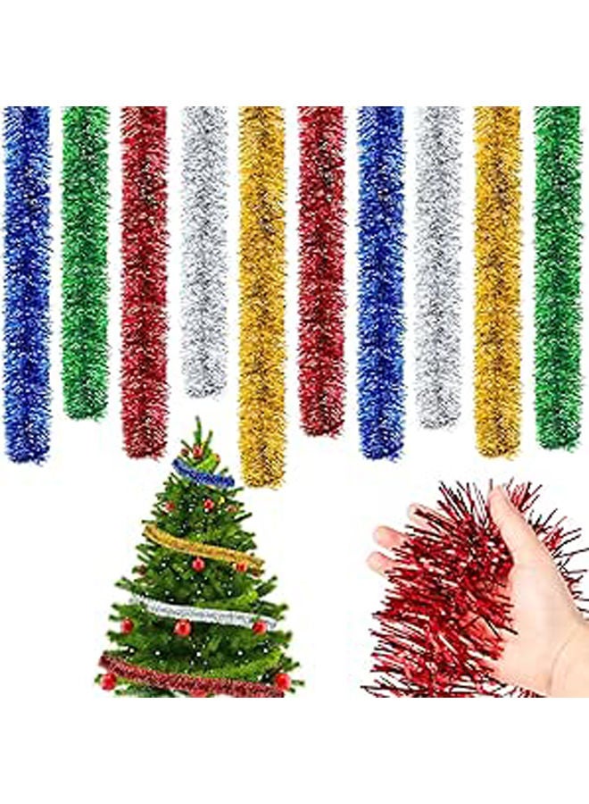 10 Pcs Christmas Tinsel Garland Decoration - Image 1