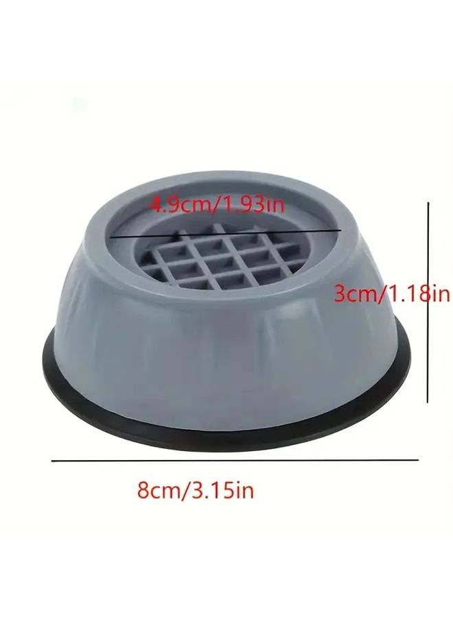 8pcs Washing Machine Anti Vibration Pads Noise Reduction Non Slip Leveling Feet - Image 2