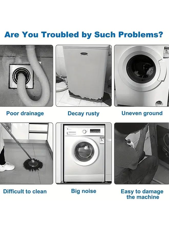 8pcs Washing Machine Anti Vibration Pads Noise Reduction Non Slip Leveling Feet - Image 5