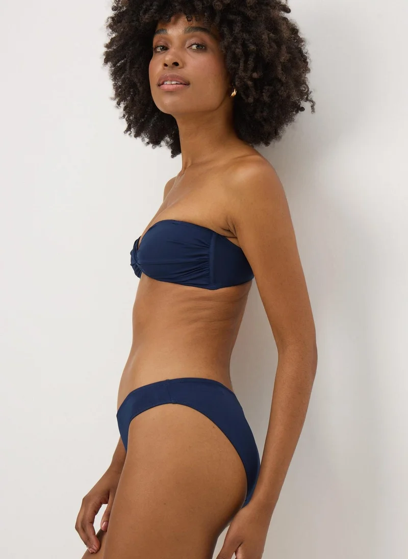 Matalan Navy Twist Bikini Bottom