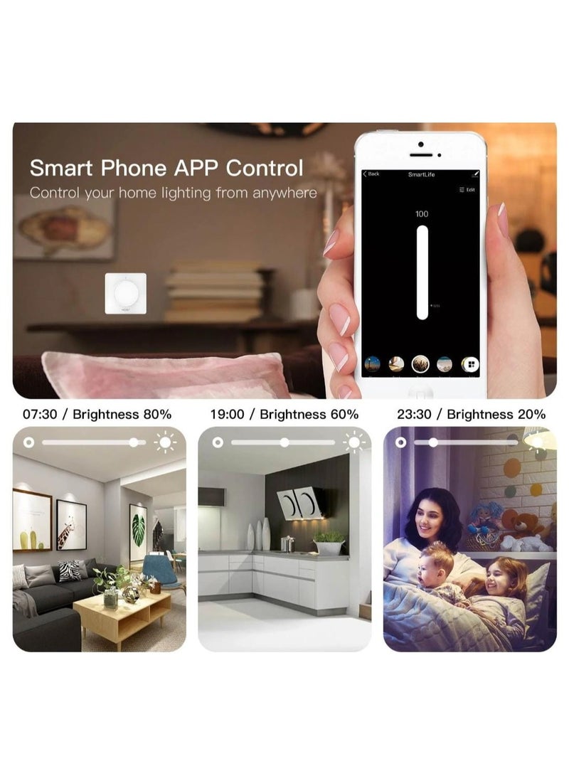 MoesZigbee Smart Rotary Light LED Dimmer Switch  Dimming Control - Image 5