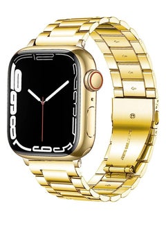 Zoom Plus Bluetooth Call Stainless Steel Sports Fitness Tracker Water Resistant Smartwatch For IOS Android - Gold  - Image 1