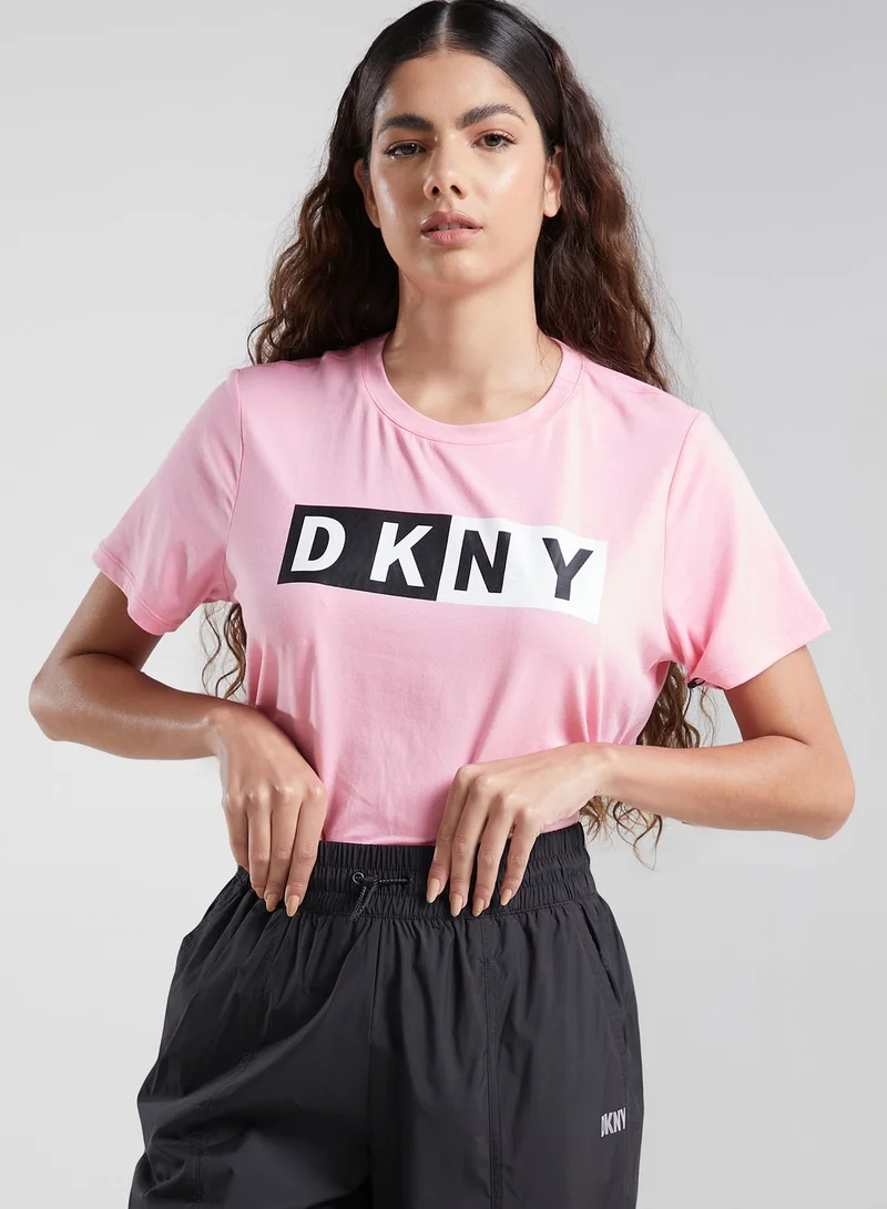 DKNY Crew Neck Logo T-Shirt