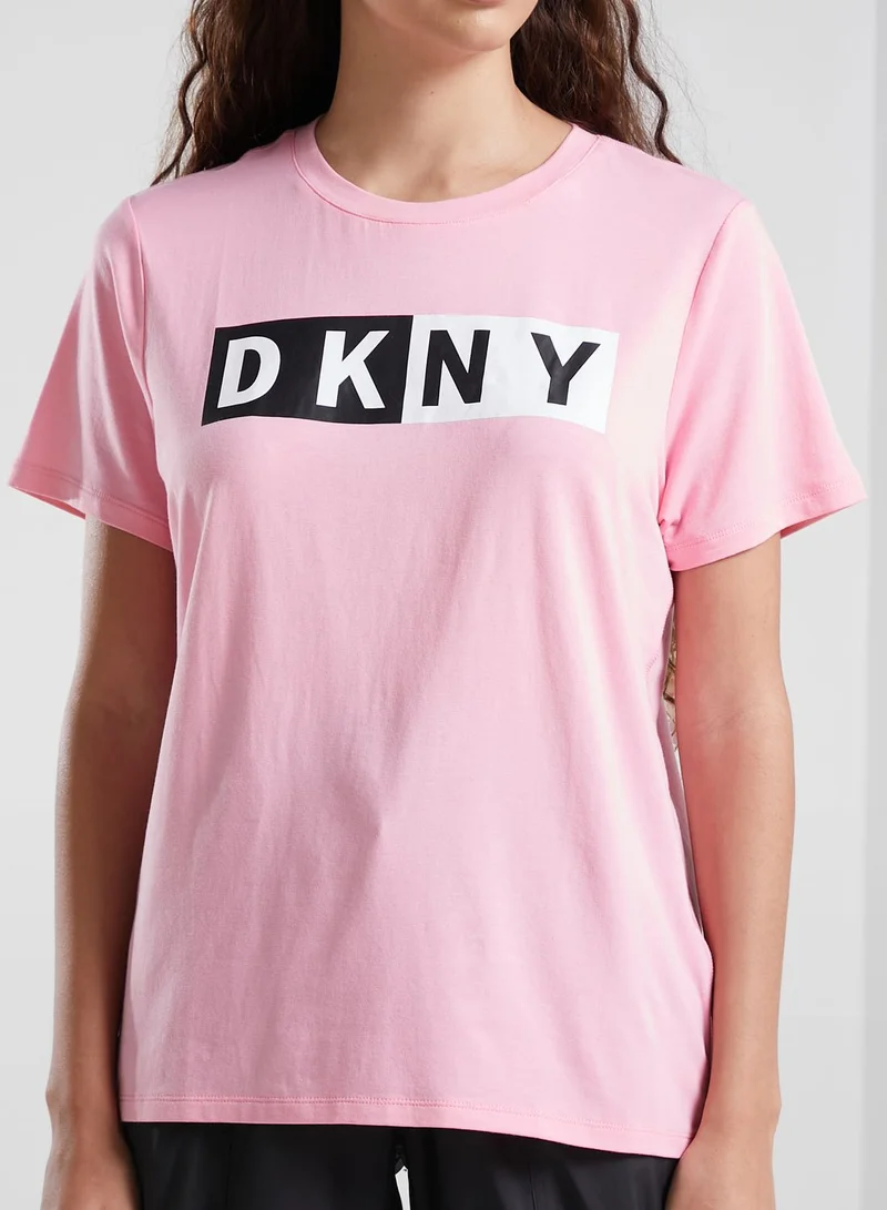 DKNY Crew Neck Logo T-Shirt
