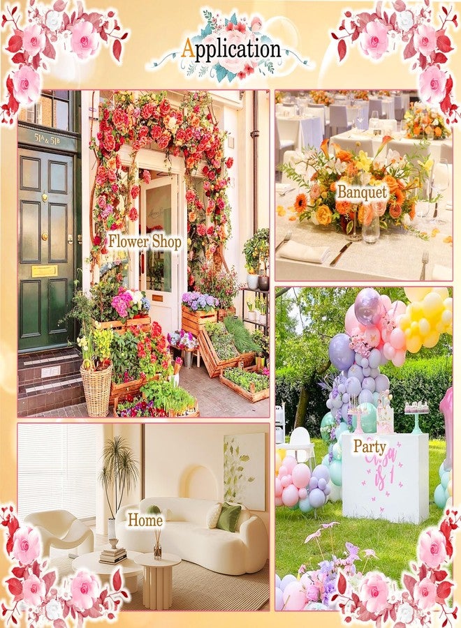 Yimerlen 30 Pcs Metal Wire Floral Picks 13 Inch Wire Place Card Holder, Metal Table Name Number Clips Picture Stand, Round Photo Memo Flower Card Holder for Wedding Party Birthday Cake (Silver Round) - Image 4