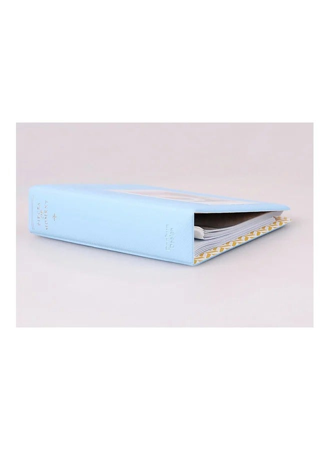 Pieces Of Moment Mini Book Album For Instax Mini 7s 8 25 50s 90 - Instax SP-1 Blue - Image 3