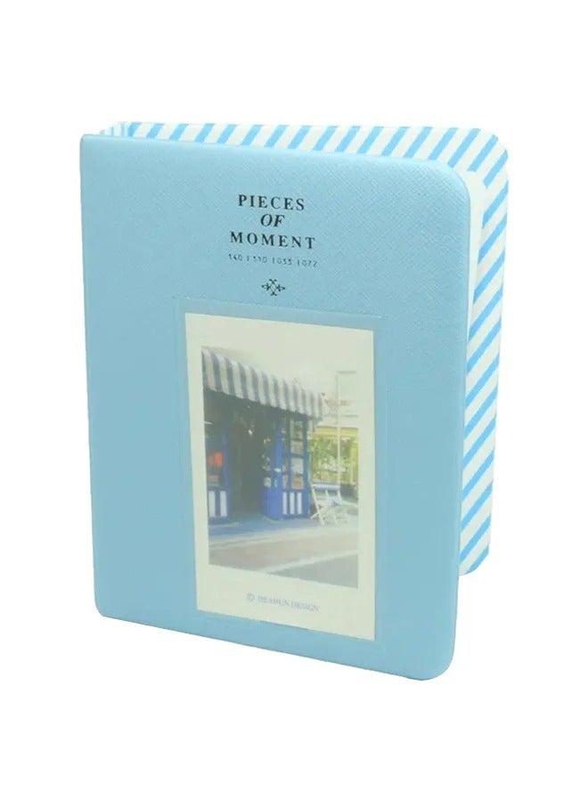 Pieces Of Moment Mini Book Album For Instax Mini 7s 8 25 50s 90 - Instax SP-1 Blue - Image 1