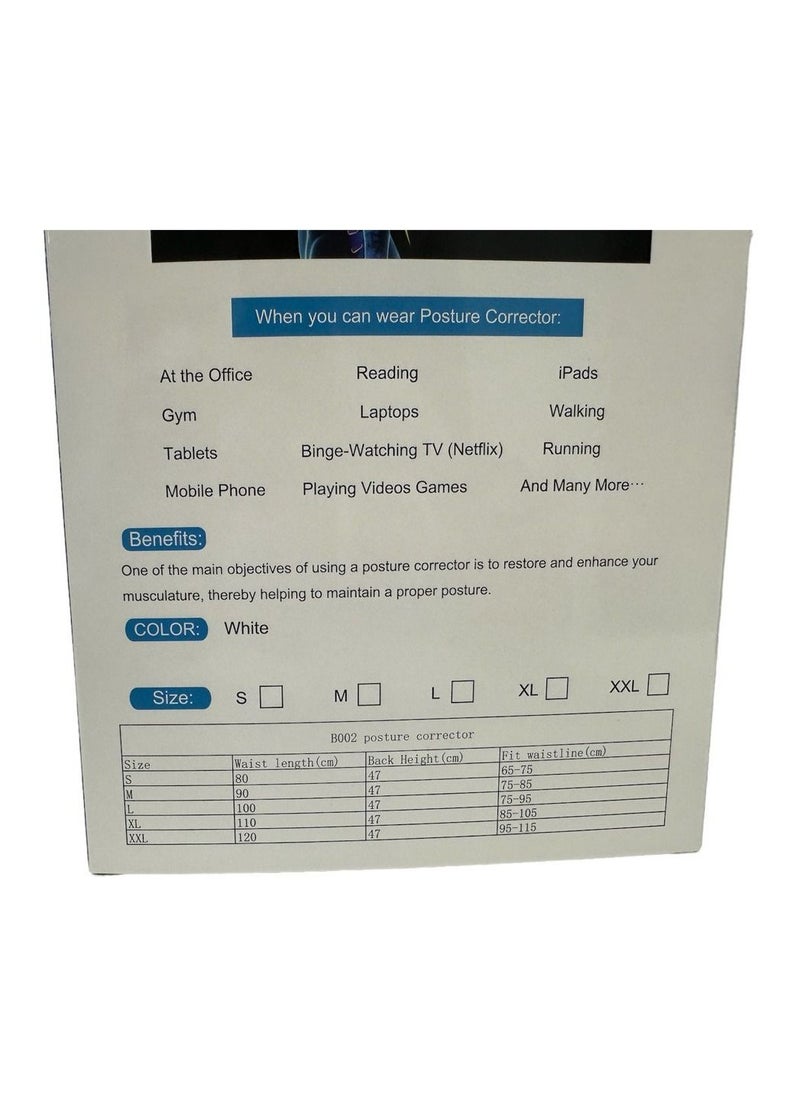 مشد طبي لتصحيح تقوس القوام ودعم الظهر والأكتاف- قياس S - pzsku/Z5A82D8788C2CA7848DB3Z/45/_/1679568797/1b6a362a-93e0-4b85-93a2-56923bcd5c67
