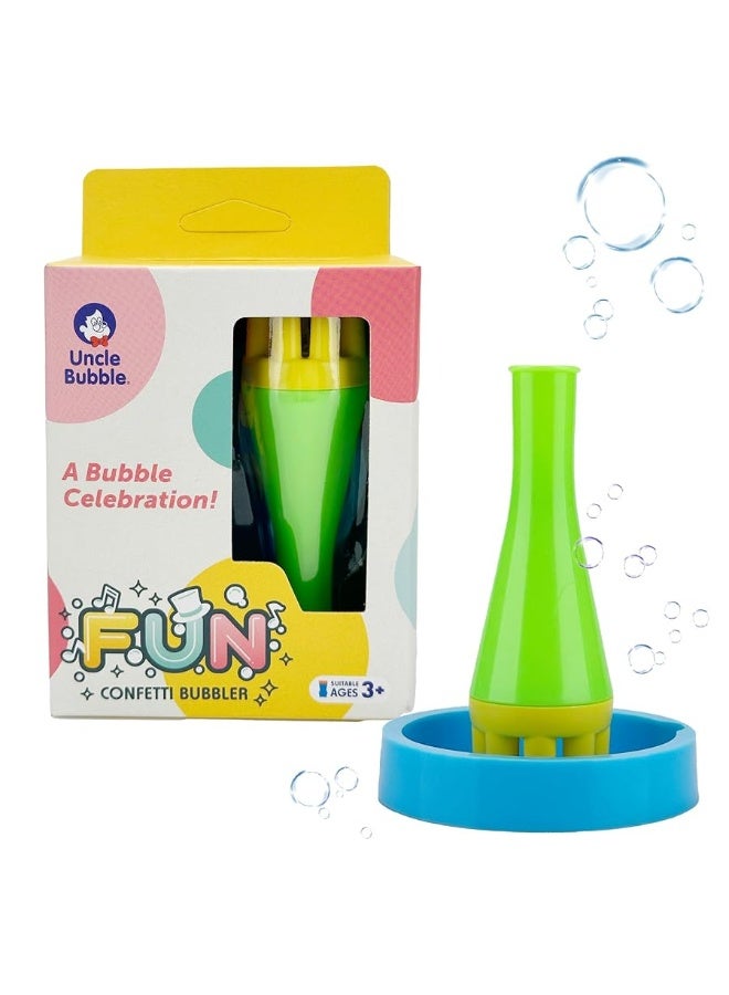 Uncle Bubble جهاز نفخ الفقاعات للأطفال والرضع، جهاز نفخ الفقاعات المصغر من أونكل بابل يصنع آلاف الفقاعات بسهولة، لعبة خارجية متينة - Image 3